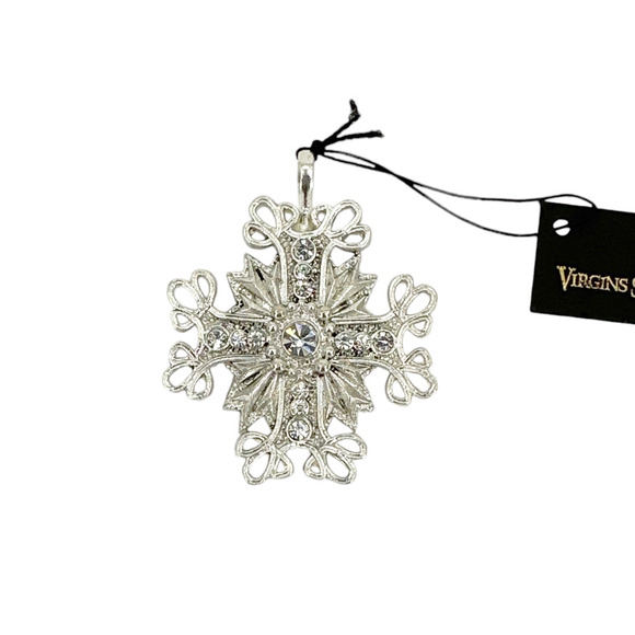 VIRGINS SAINTS & ANGELS VSA Electra Cross Medallion in Silver - Picture 2 of 6